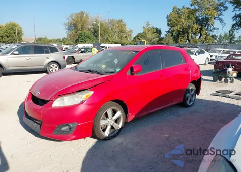 2009 Toyota Corolla Matrix S z USA, uszkodzony, nr VIN 2T1KE40E79C016342